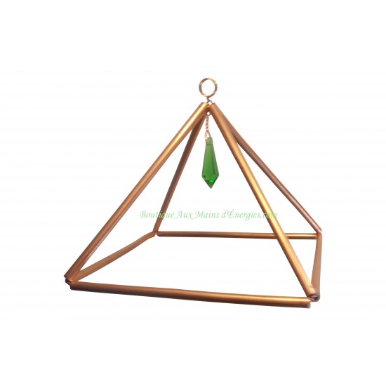 PYRAMID ENERGY COPPER AND ADVANCED CRYSTAL COLOR GREEN